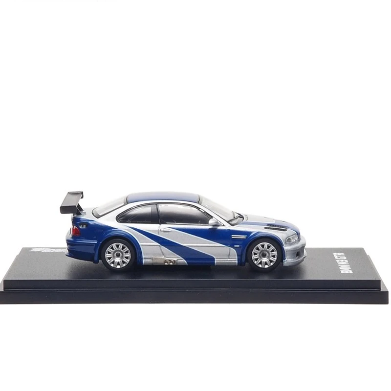 ほぼリアル 1/64 BMW M3 GTR ニード・フォー・スピード：アンバウンド エディション カーモデル シミュレーション コレクションカー 合金製カーモデル 男の子向けおもちゃ ギフト