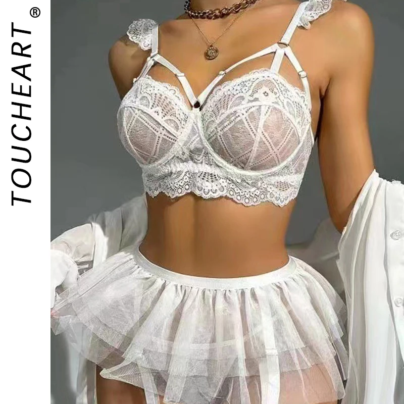 

Sexy-lingerie-set Erotic Woman Sexy Lingerie for Women Sets Lace Bra and Panties Sets Lingeries Femme Transparent Underwear Bras