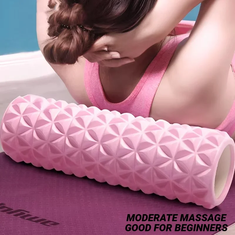 Upgrade Your Fitness Routine with the 3D Diamond Foam EVA Massage Roller – Just .41!