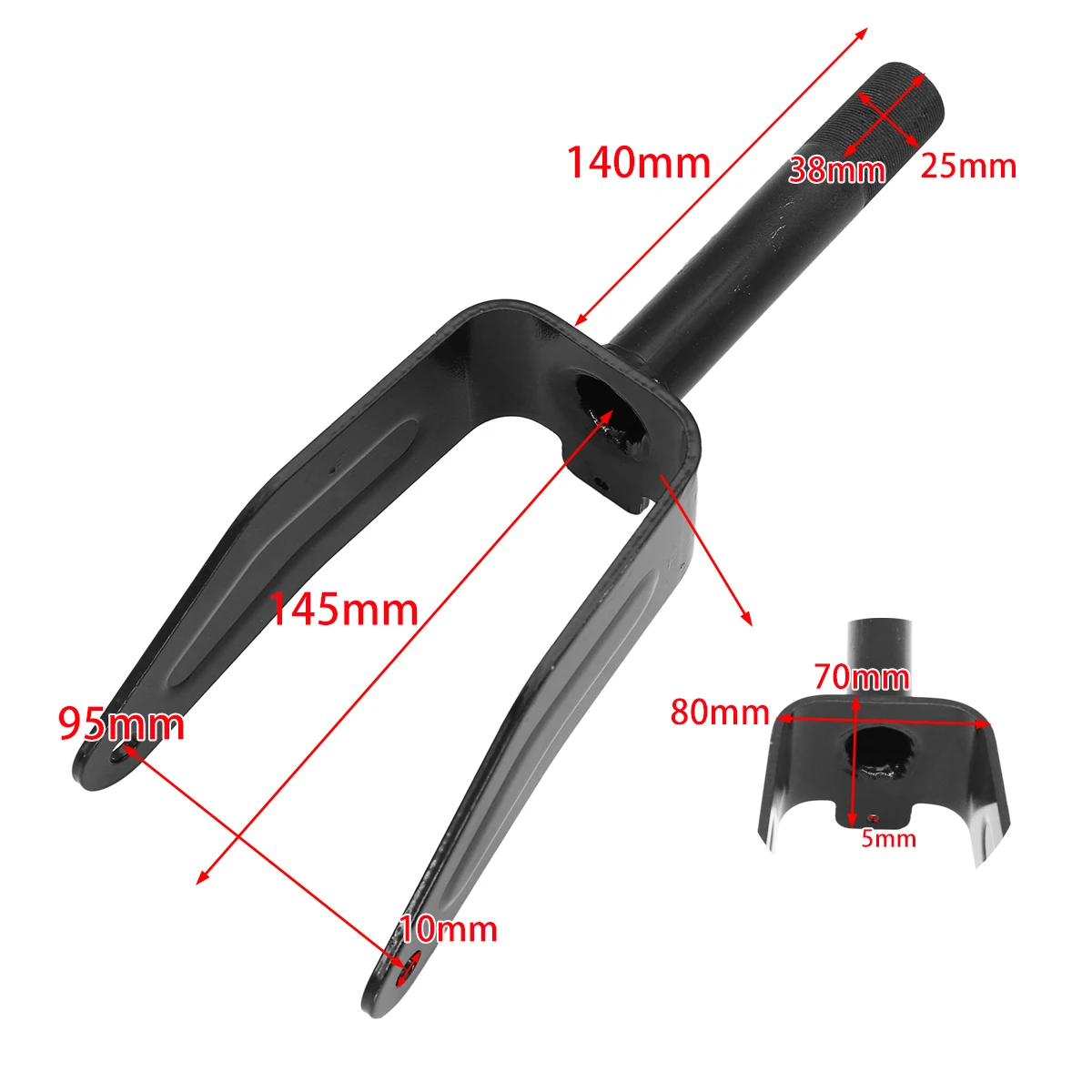 Front Fork of Shock Tube Absorber, Suspensão para Scooter Elétrico, Acessórios de Absorção, Ferramentas, 110mm, 145mm