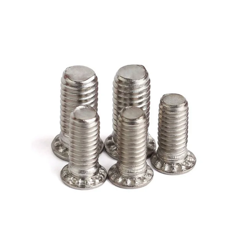 

100 шт. M6 M8 метрические PEM FHS самозажимные стойки из нержавеющей стали для автомобильного и промышленного использования шпильки для листового металла