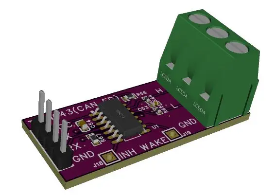 Transceiver CAN FD Bus PHY Controller Module TJA1043 5Mbps Provides S32K3 Routine STM32