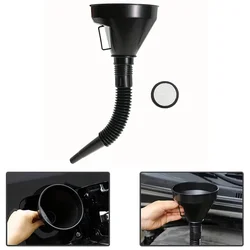 Multi functional car fuel funnel portable refueling funnel for cars and motorcycles, long nozzle, large diameter refueling parts