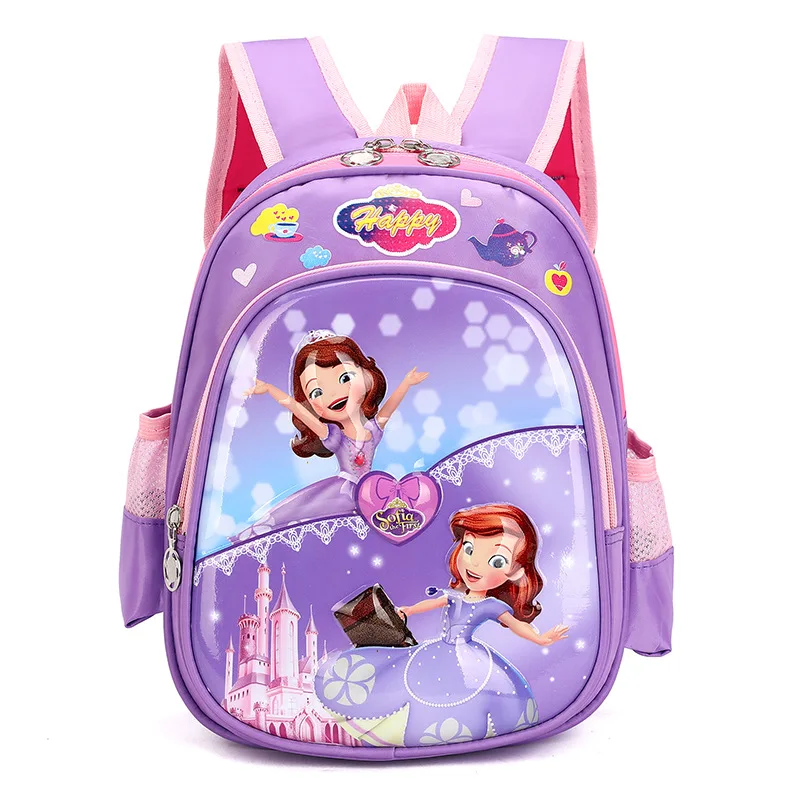 

Mickey Mouse Schoolbag 3D Ridge Protection Super Frozen Elsa Backpack Large Capacity Disney Kindergarten Schoolbag
