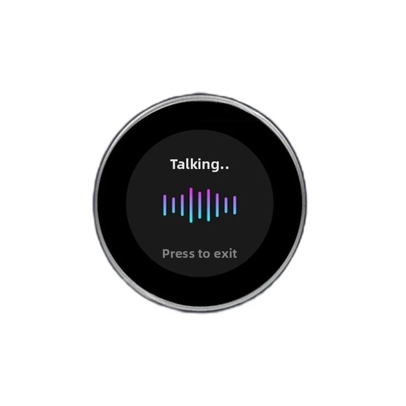 Knob stepless dimming smart beauty mirror round display