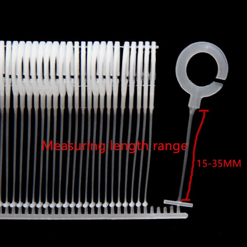 【Dick】 5000 Stück/Lot Kunststoff-Fragenmarkierungsstifte für Tag Gun 15 mm 25 mm 35 mm 3 Größen Option Sockenkappen-Tagging-Pins – Detail 1