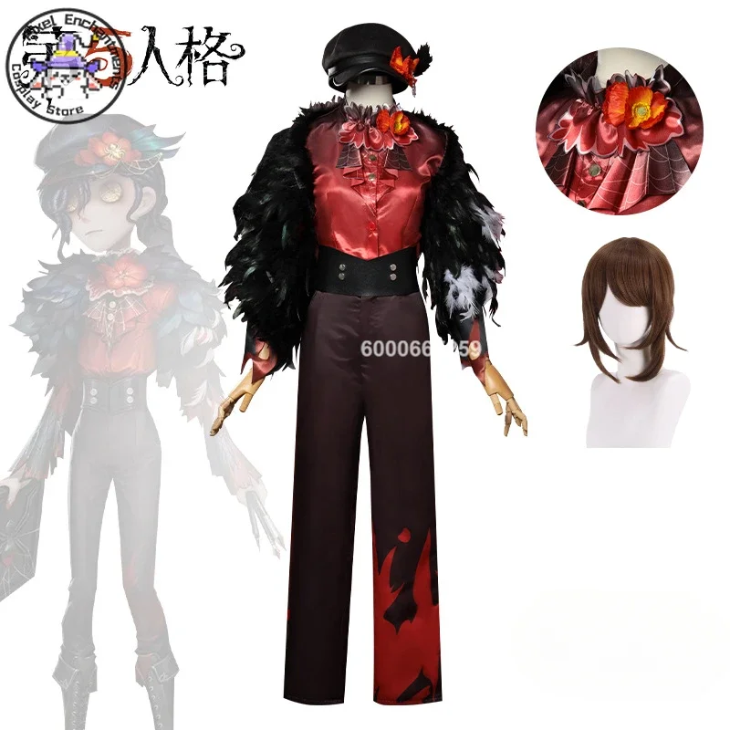 

Game Identity Ⅴ Edgar Valden Painter Cosplay Costume Printing Survival Shawl Anime Uniform Christmas Halloween Carnival Outfits