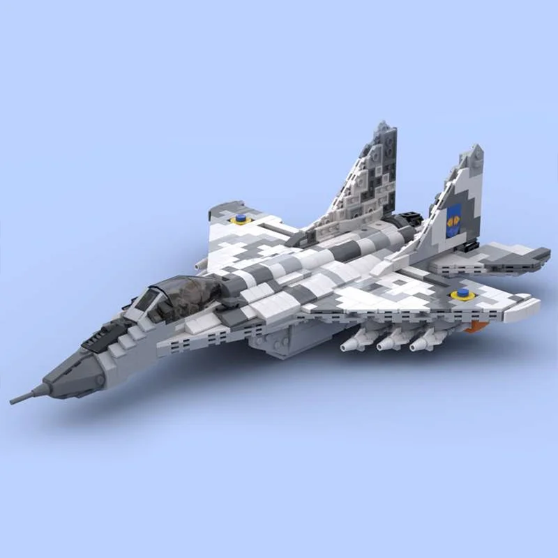 

1093pcs MOC MiG Fulcrum Ghost Kyiv Ideas CUUSOO Model Building Blocks Architecture Toys Christmas Gift Education DIY Creative