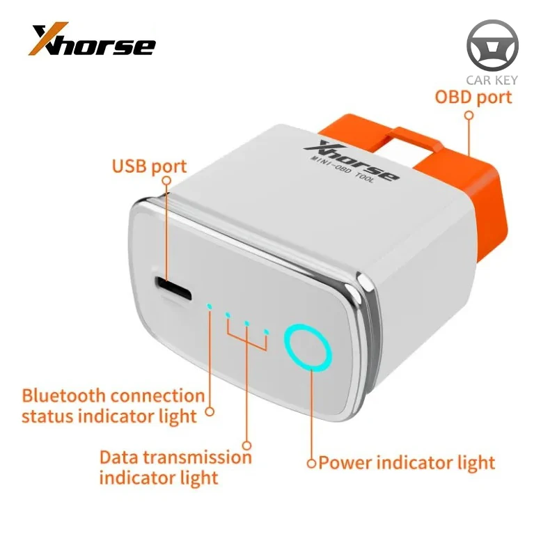 Xhorse Smart Key for Toyota FT-OBD MINI OBD Tool XDMOT0GL Add key All Key Lost used with VVDI Key Tool MAX