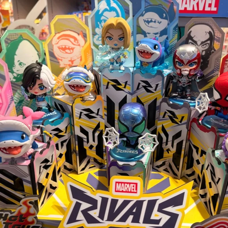 

New Genuine Hot Toys Marvel Rivals Blind Box Mini Action Figure Trendy Play Ornament Gift Toy Rivals Cosbi Mystery Box Model