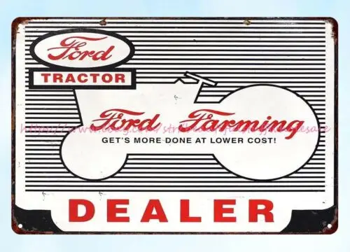 Tractor Farming metal tin sign brewery pub plaque