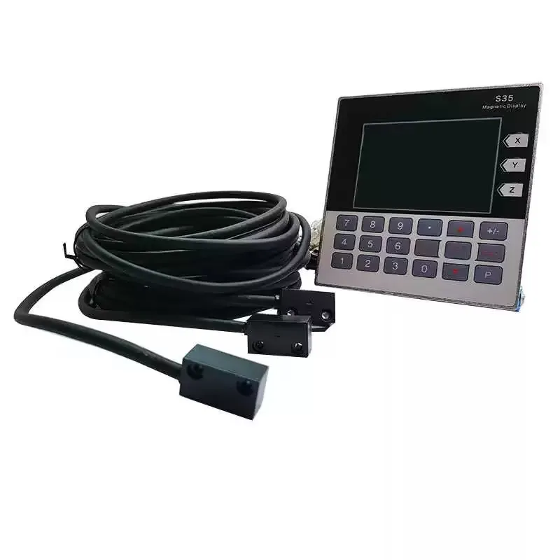 s35-magnetic-grid-ruler-three-axis-digital-display-table-24v-power-supply-drilling-and-milling-machine-small-lathe-electronic