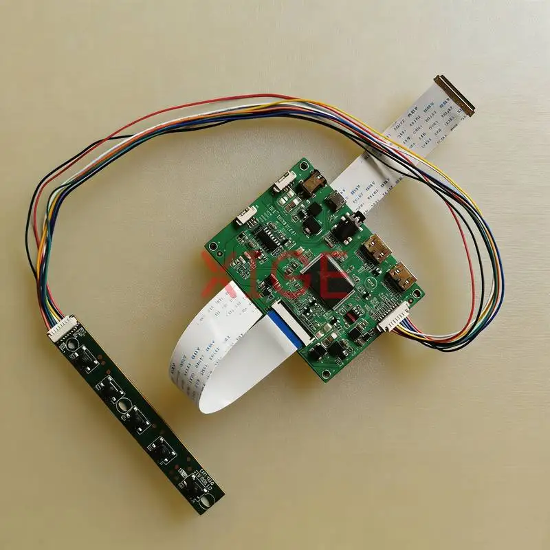 

Комплект платы контроллера для ноутбуков NV156FHM LP156WFG LM156LF2F N156HME, DIY, EDP 40-контактный, для мониторов 1920x1080, 2 Mini-HDMI