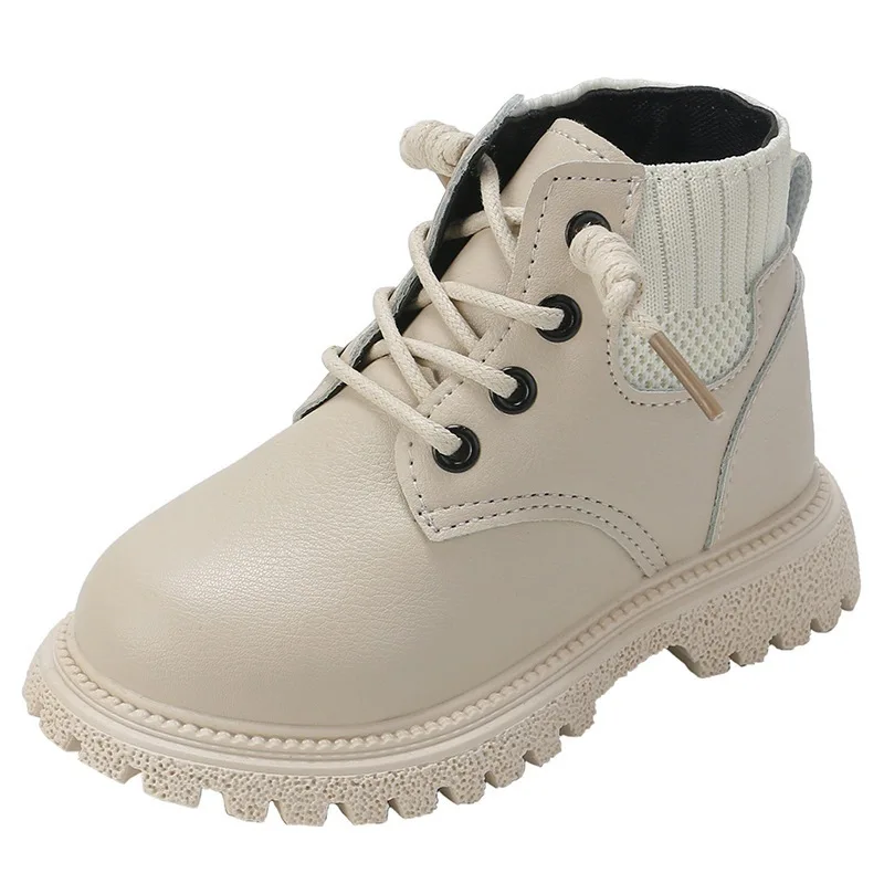 Children\'s Shoes Fashion Leather Comfortable Kids Short Boots Autumn Winter Boys Sports Running Girls Casual Snow Boots