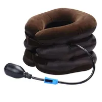 U Neck Pillow Air Inflatable Pillow Cervical Brace Neck Shoulder Pain Relax Support Massager Pillow Air Cushion Traction Soft