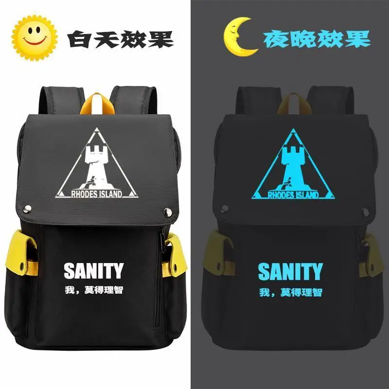 New Student Arknights Amiya Rhodes Island Game Anime Merchandise Two-Dimensional Back