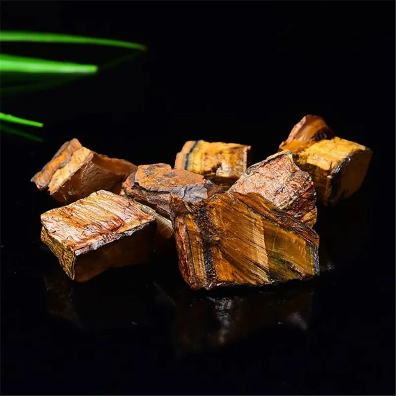 1000g Natürlicher Tigerauge-Stein, Mineralien-Exemplar, Rohmineral, unregelmäßiger Stein, für Aquarien, lose, dekorativ – Detail 3