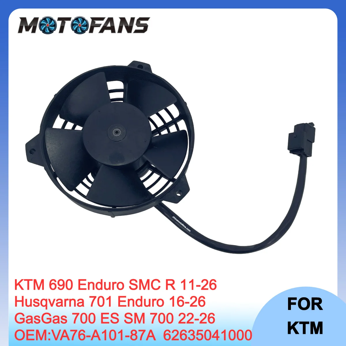 Radiator Cooling Fan VA76-A101-87A 62635041000 KTM 690 Enduro SMC R 2011-2026 Husqvarna 701 Enduro Supermoto 2016-2026 GasGas