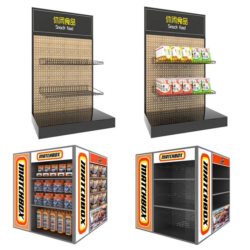 Custom.YX مخصص من جانب واحد خفيف واجب الخشب المعدني رائع رفوف التخزين عرض متجر بيع بالتجزئة الصلب عرض موقف