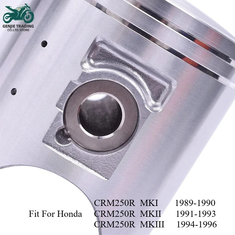 

For CRM250R MKIII 1994 1995 1996 KAE 66mm 66.25mm 66.50mm 66.75mm 67mm STD~+100 +25 +50 +75 Motorcycle Engine Pison Rings Set