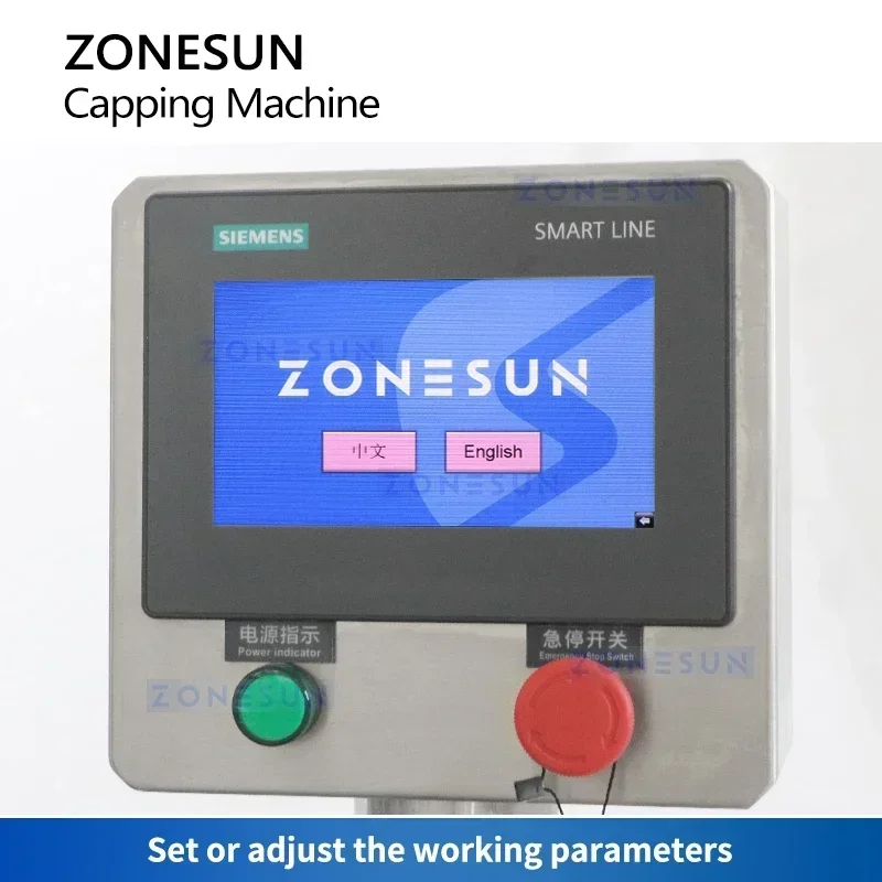ZONESUN ZS-XG440T2 Automatic Twist Off Capper Bottle Sealing Machine Jar Sealer Pasta Sauce Ketchup Packaging Equipment