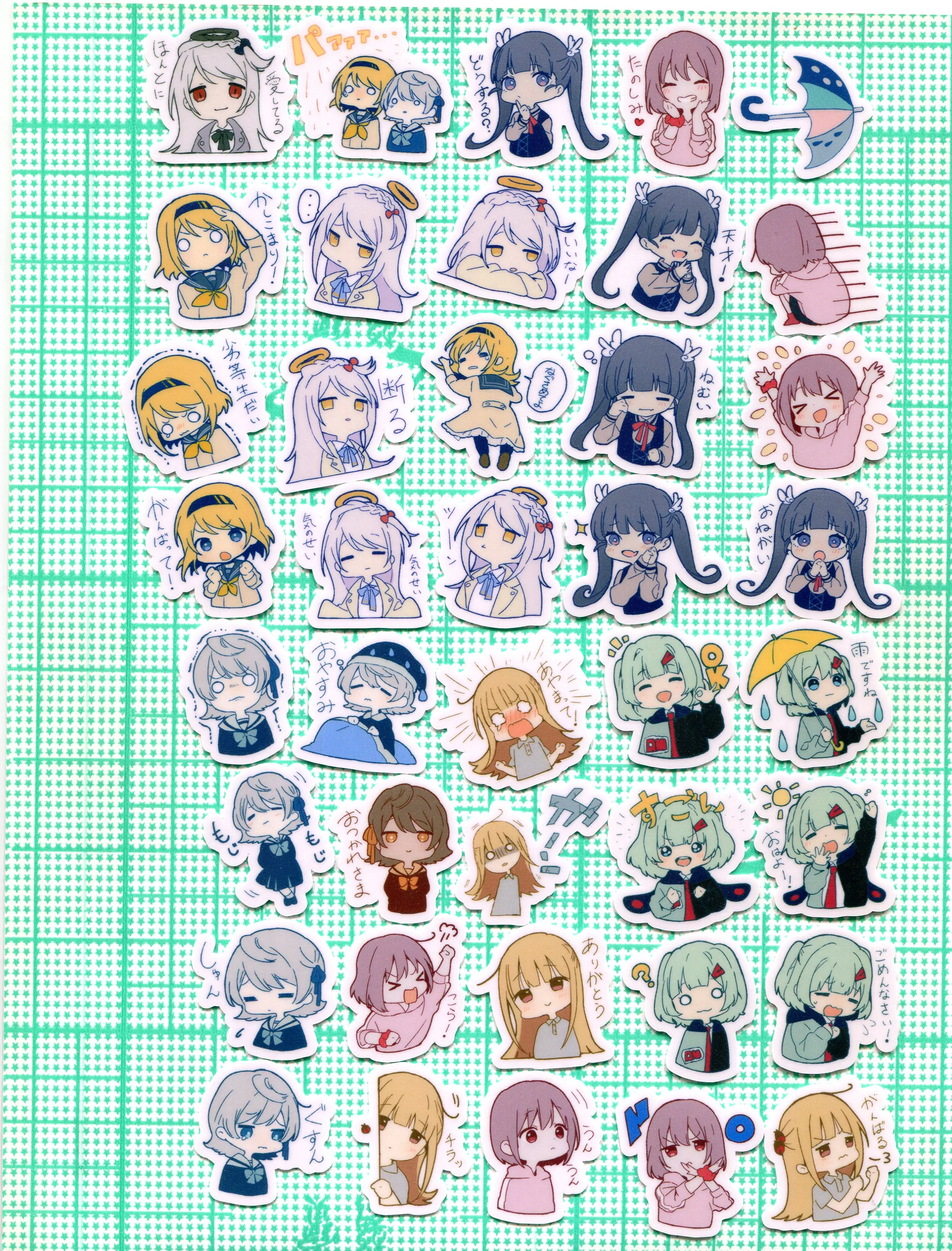 ハム太郎ビジュー 2-3cm DIY かわいいステッカー 40 枚