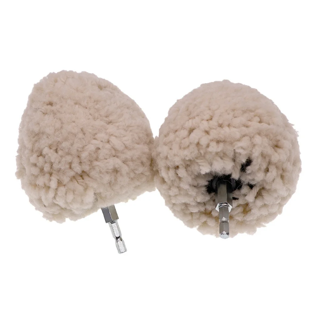 Automotive Wheel Grooves Wool Buffing Wheel Polishing Tool For Wood Gentle On Delicate Surfaces Fine Wool Fibers