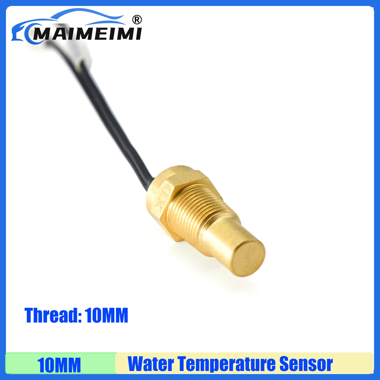 MAIMEIMI 1PCS Water Temperature Sensor 10MM Thread Water Temp Sensor 1/8NPT Temperature Sensor