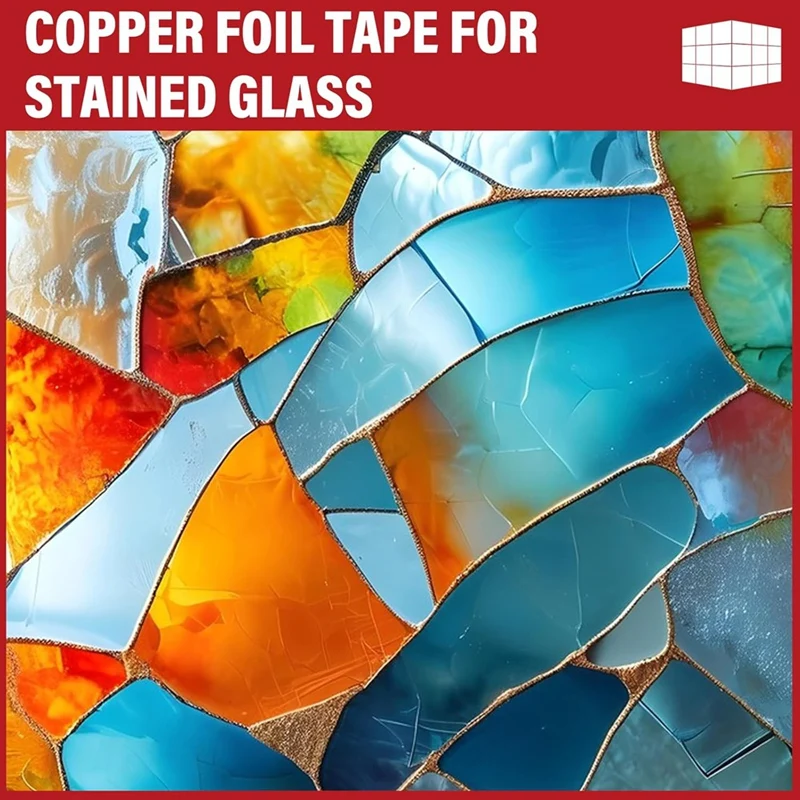 Copper Tape, Copper Foil Tape, Copper Tape Conductive Adhesive, Copper Foil Tape For Stained Glass Guitar