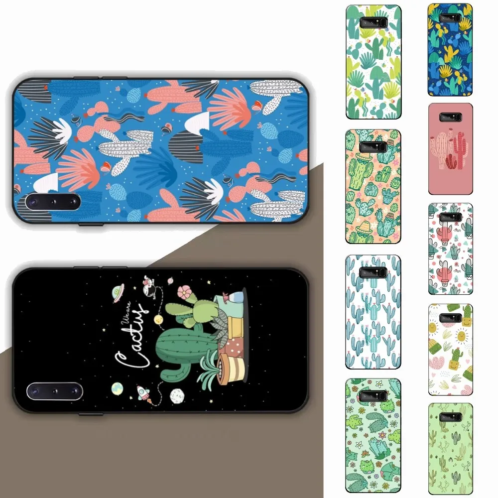 Cactus Flower Plant Phone Case For Samsung Note 8 9 10 20 pro plus lite M 10 11 20 30 21 31 51 A 21 22 42 02 03