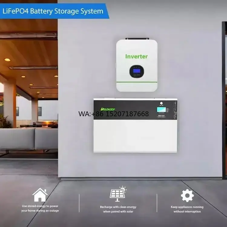 400ah Lithium Wall Battery Lifepo4 Pack 24 Volt Power Wall Wholesale 5kw 10kw Battery 24v 48v Solar Energy 50ah 200ah