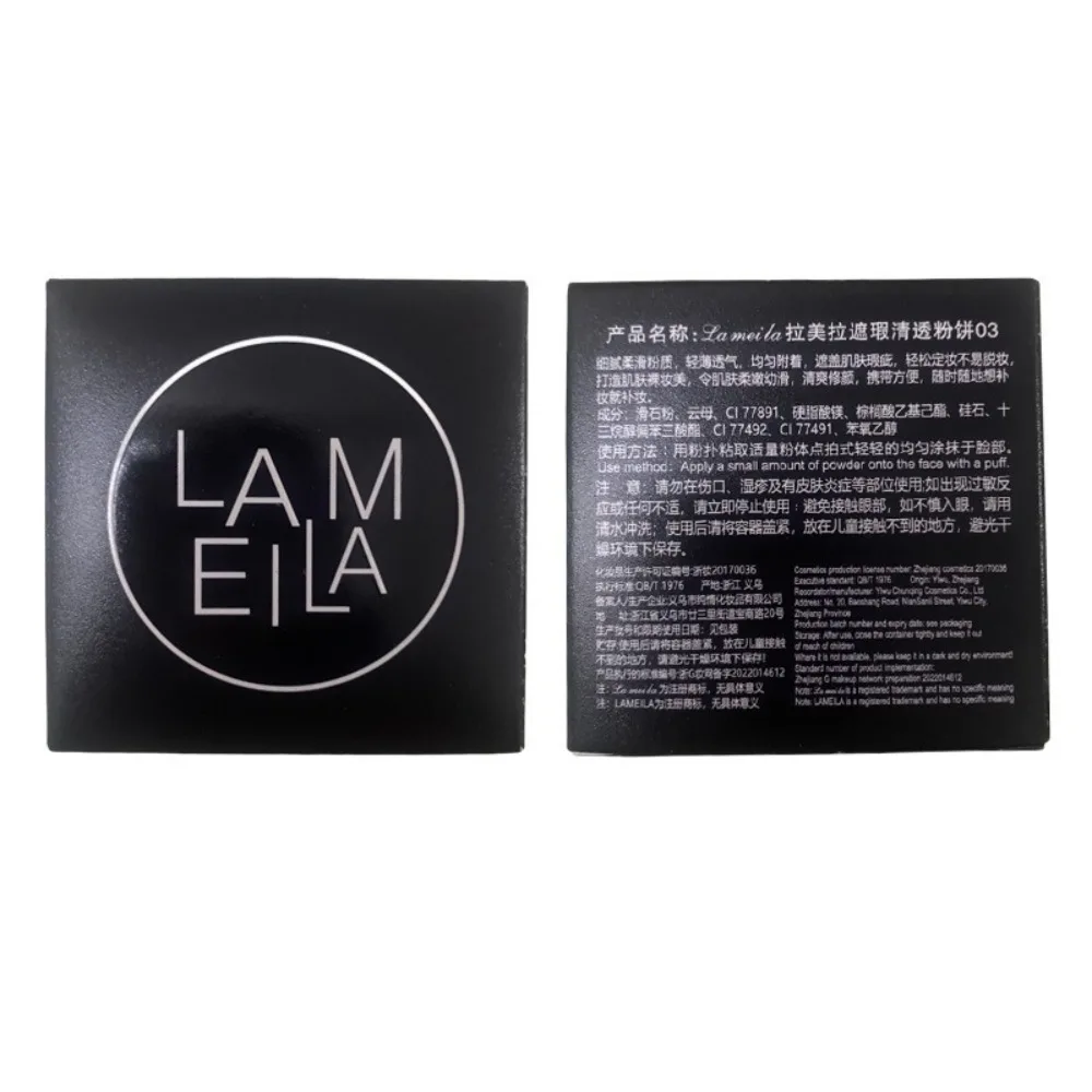 Polvo suelto para ajuste de maquillaje, control de aceite, resistente al agua, polvo prensado de larga duración, corrector, polvo suelto fino y liso para cara