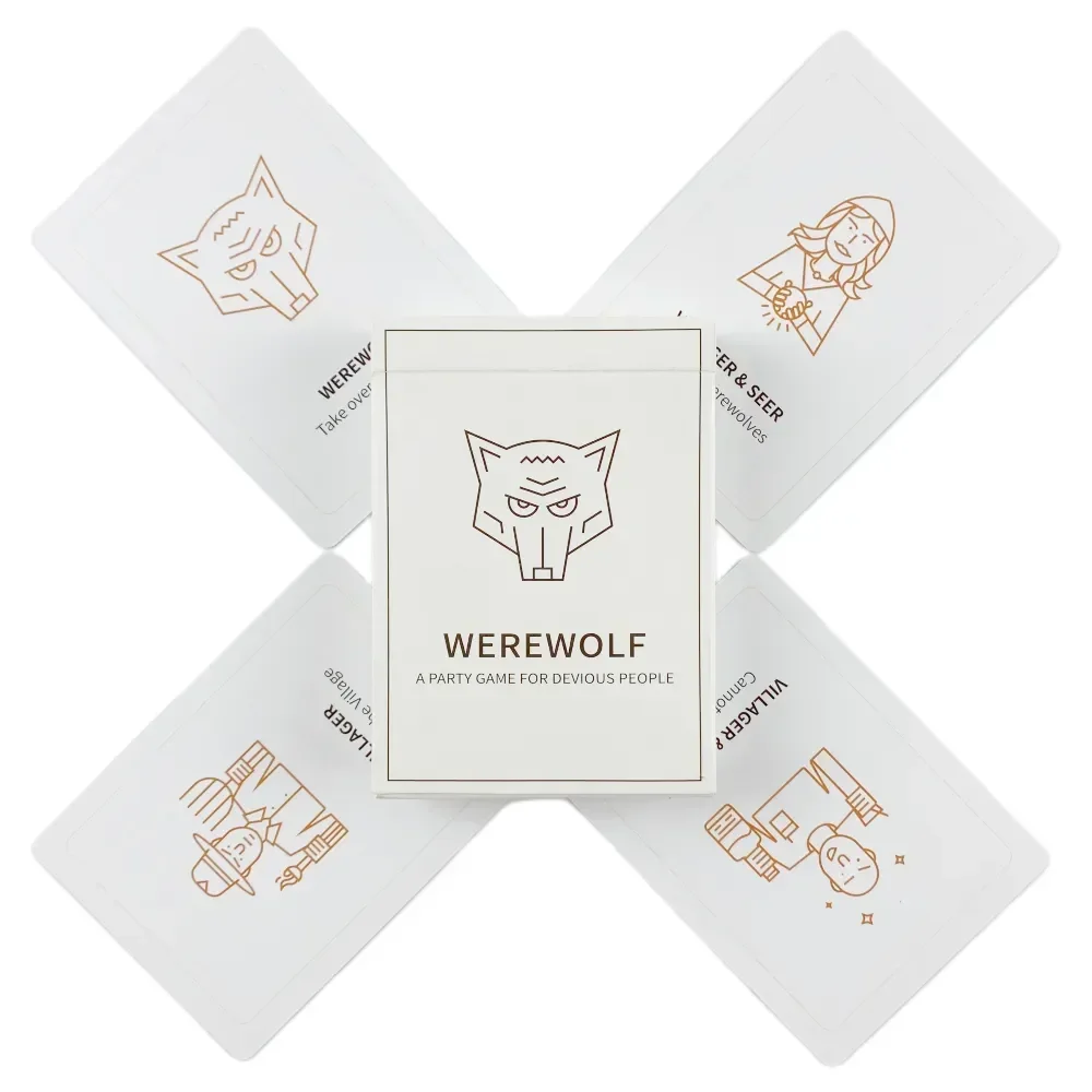 White Werewolf Devious People Cards Couples Drinking Game Love Edition Excited Board Deck For Party Playing Board games