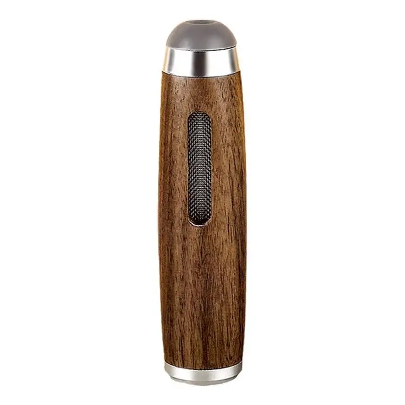 New Handheld Mini Car Ashtray Wood Non-Dropping Ashtray Portable Car Smoking Non-Projectile Ashtray Cigar Holder Ash Organizer