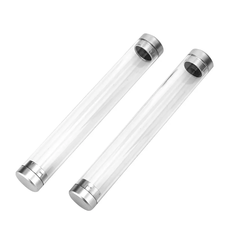 

100Pcs Clear Pen Case Cylinder Pen Case Plastic Pen Case Crystal Pen Case