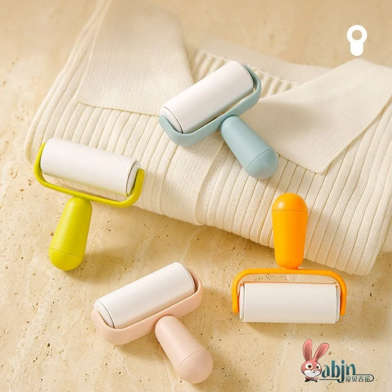 portable-travel-stick-hair-remover-roller-dog-hair-removal-tool-household-tearable-paper-small-size-convenient