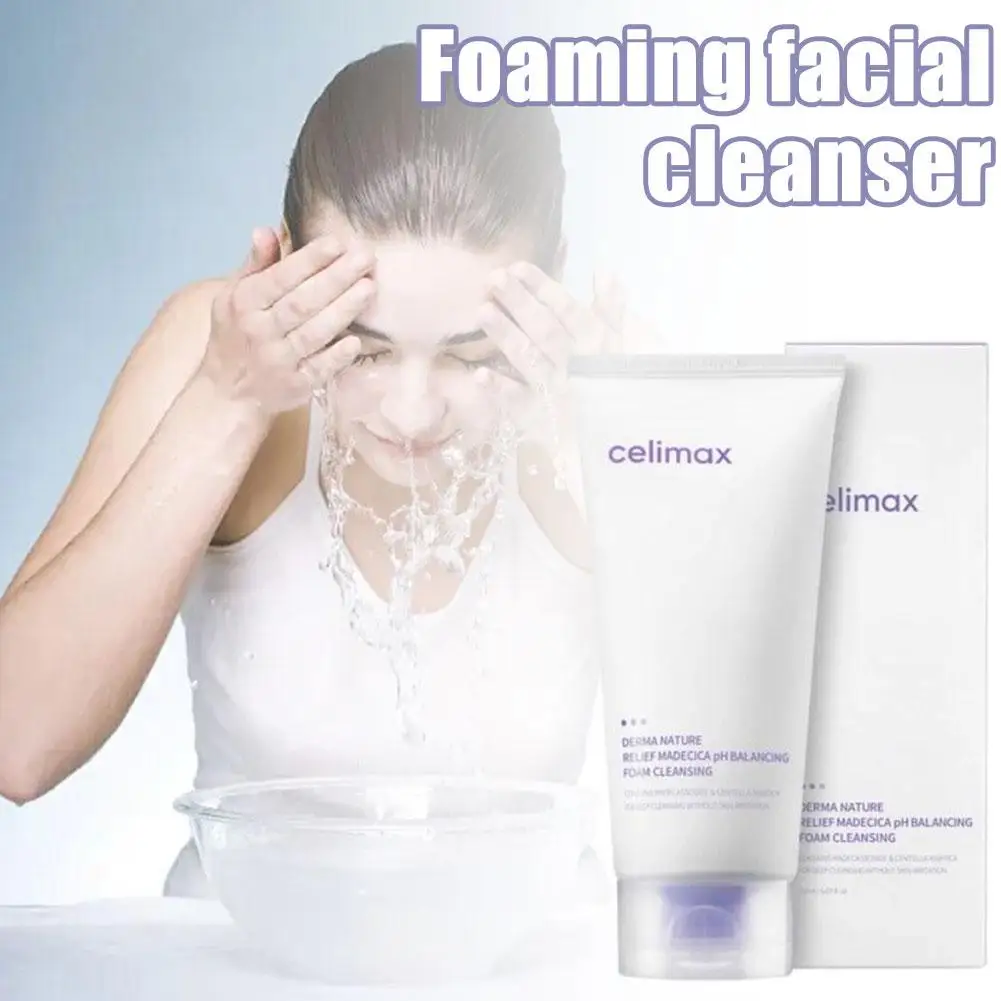 

150 мл Celimax слабое кислотное очищающее средство для лица Derma Nature Relief Madeica pH балансирующая пена нежное успокаивающее очищающее средство для лица