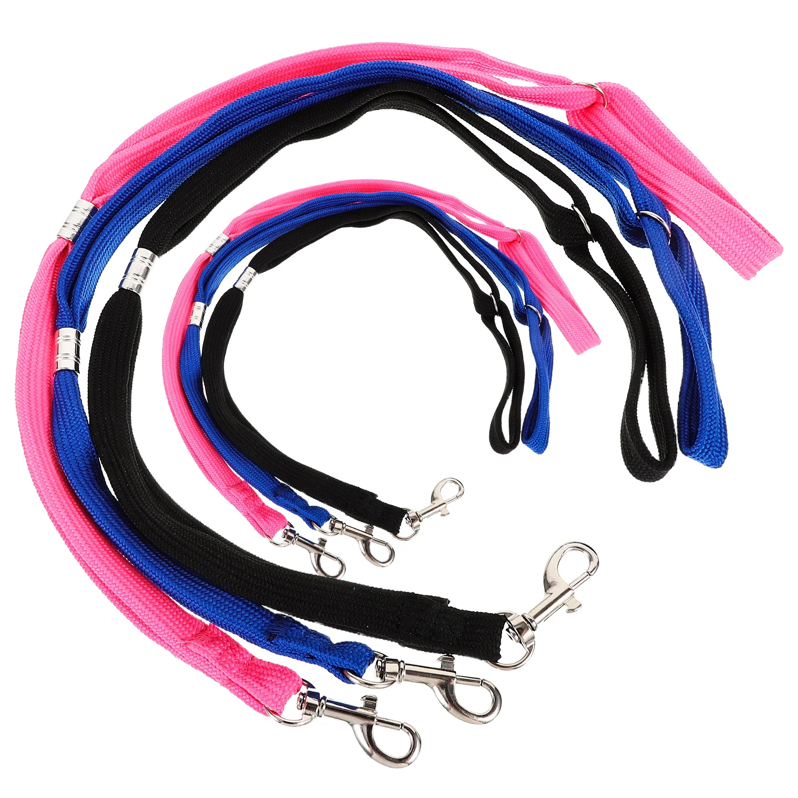 

6pcs Pet Straps Adjustable Nylon Bathing Cord Dog Beauty Pet Bathing Cord Helper Blue Grooming Loop Noose