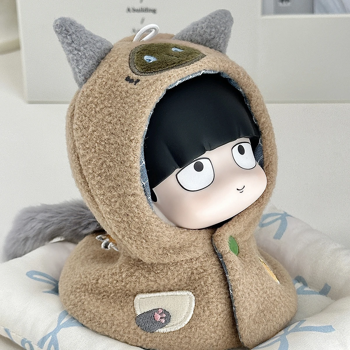 10cm Doll Clothes Cat Cloak Look up Cotton Doll Clothes No Attribute Plush Small Cloak