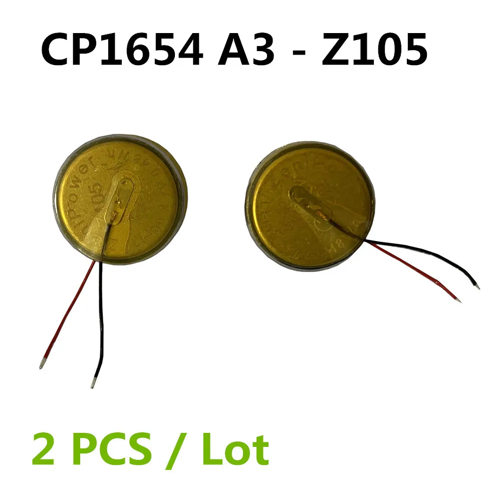 2pcs/lot CP1654 A3 Replacement Battery Zenipower Z105 LIR1654 For Bose Soundsport Pulse Sound Sport Headset