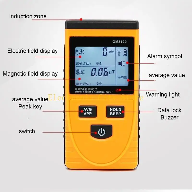 Máy phát hiện bức xạ điện từ đa trường Mau giám sát bức xạ điện từ Hu8D