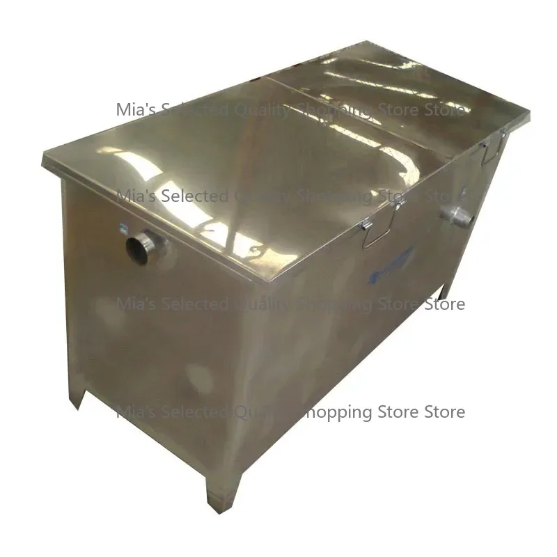 Kitchen Food Oil Interceptor Trap for Sink Home Garden Black ABS Material Easy to Clean Oil Catcher Drainage System