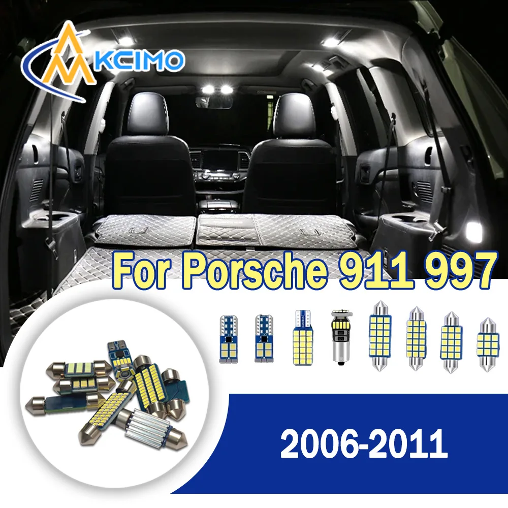 

Super Bright CANBUS Error-Free LED Interior Light Kit For Porsche 911 997 Series 2006-2011 Flicker-Free Auto Bulbs Set