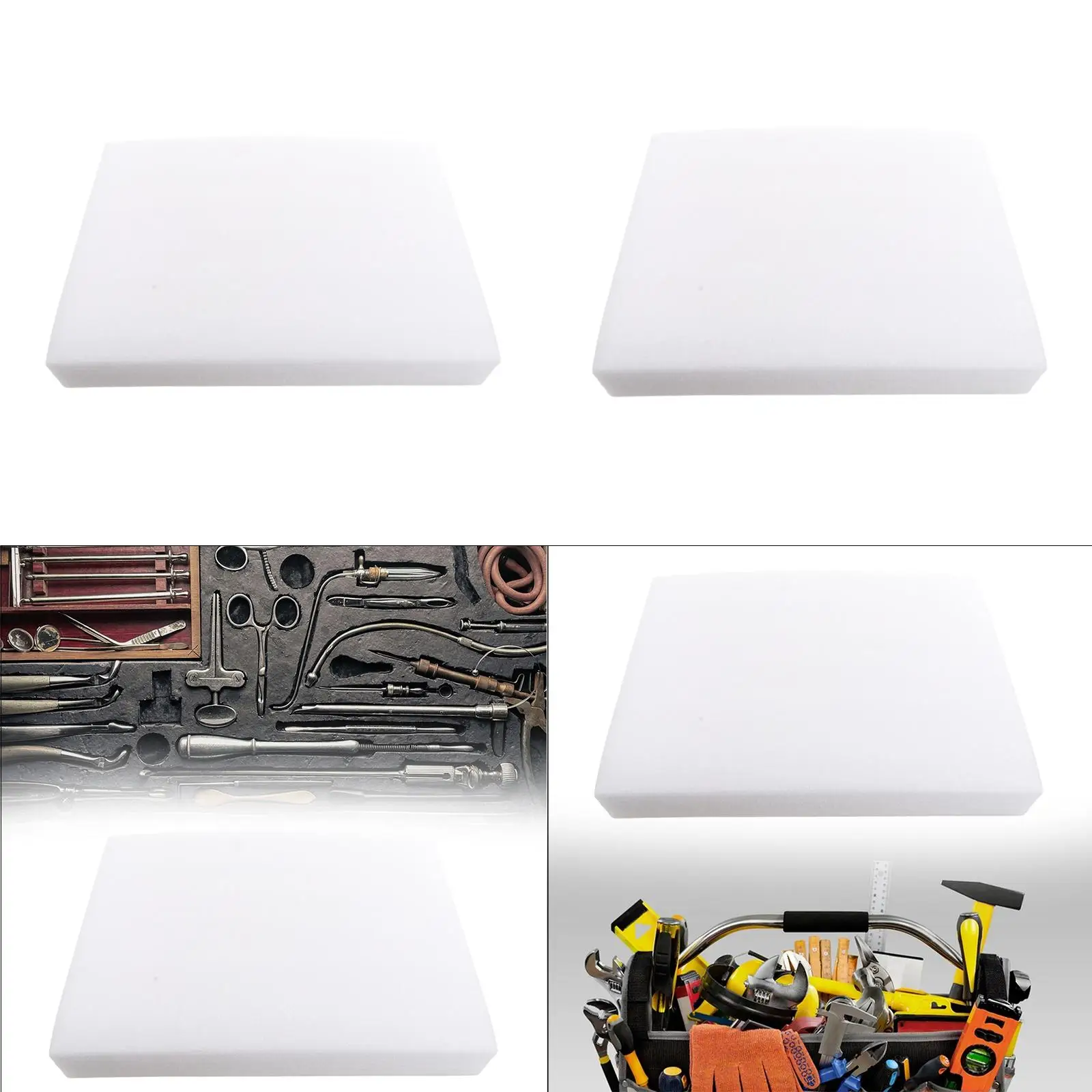 Tool Box Foam Insert Tool Box Liner Removable Portable Nonslip Wrapping Tool Foam Sheet for Tool Box Camera Case Moving House