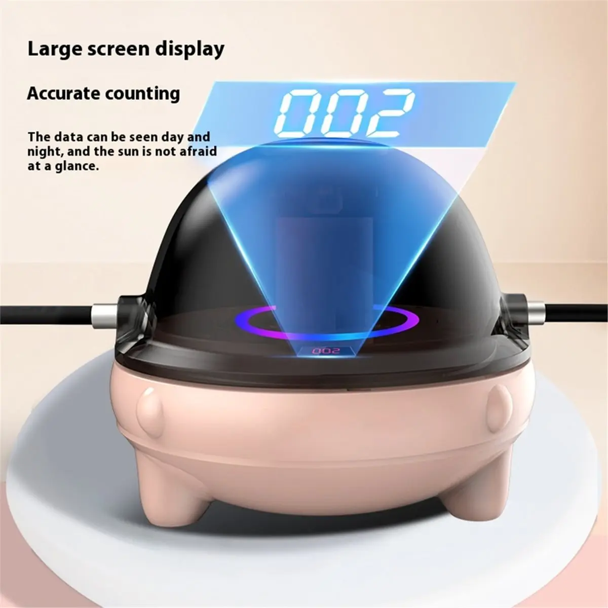 Digital Essentials Smart Automatic Electric Skipping Machine Multi-Person Fitness Intelligent Rope Electronic Adjuster Counting