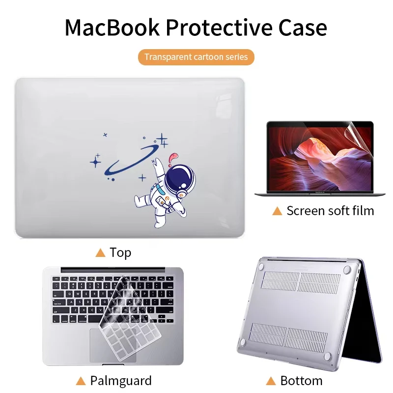 Suitable For New Macbook Pro 16/14 Air15 A2941 Laptop Case Cartoon Pattern Pro 14 A2779 Air 13.6 A2681 Protective Sleeve