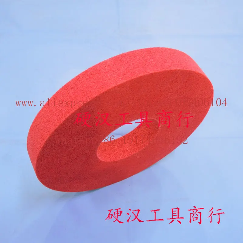 Stainless steel wire drawing wheel grinding machine fiber wood polishing wheel non-woven grinding
