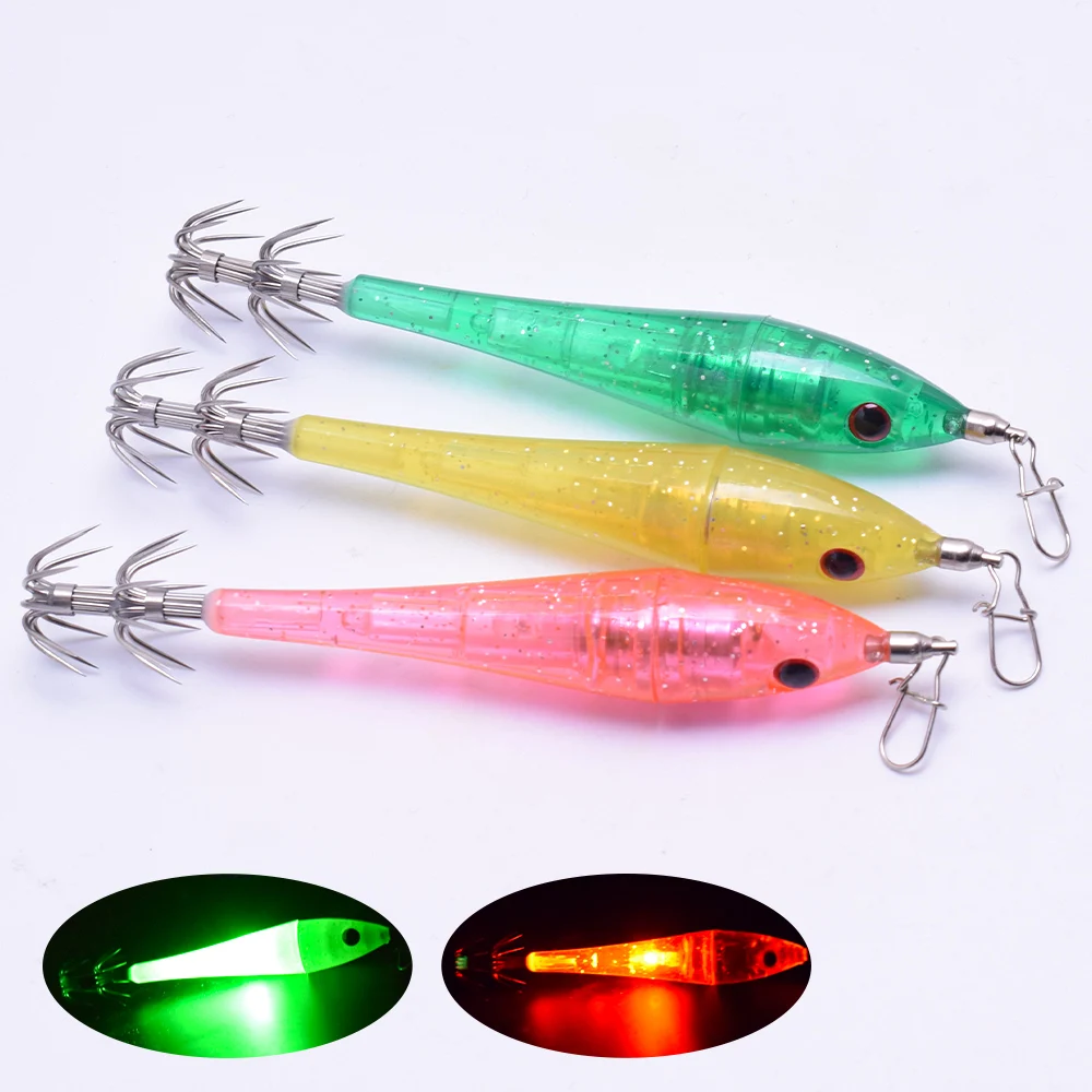 Underwater luring fish lamp night light collection fish lamp road Yahai fishing hook eight claw hook (without battery)