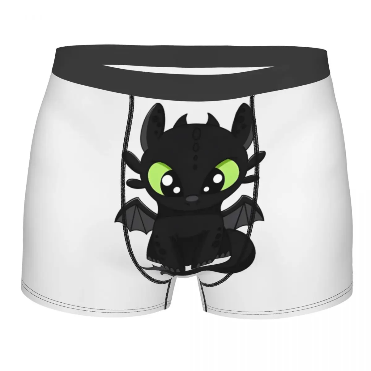 

Baby Toothless Fanart Night Light Fury HTTYD Men Underwear Boxer Briefs Shorts Panties Funny Underpants for Homme Plus Size
