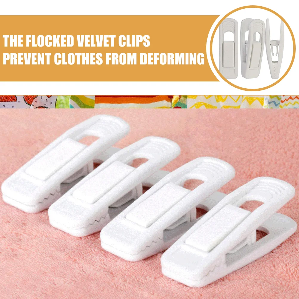 10 Pcs Hanger Clip Clothes Hangers Skirt Space Saving Pants Rack Baby